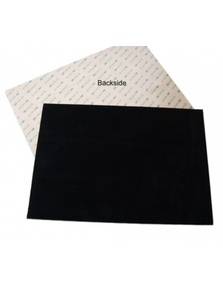 Self-adhesive suede leather for shoes in black suede or beige suede leather