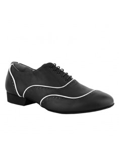 Scarpe da tango Tangolera da uomo Sebastian Black, suola in bufalina - VeryFine Dance Shoes Zurigo