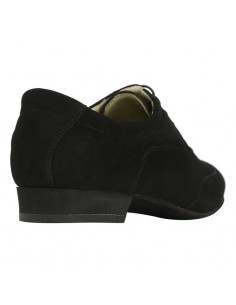 Chaussures de tango Tangolera pour hommes Damian Camoscio Nero, semelle en daim - VeryFine Dance Shoes Zurich 2