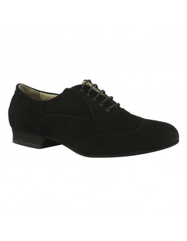 Tangolera Herren-Tangoschuhe Damian Camoscio Nero, Chromledersohle – VeryFine Dance Shoes Zürich