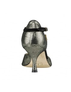 Tangolera Clio Nero Puntino chaussures de tango Zurich - talon 6cm 2