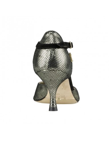 Tangolera Clio Nero Puntino chaussures de tango Zurich - talon 6cm