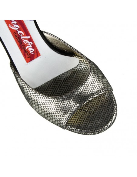 Tangolera Clio Nero Puntino Italian tango shoes - Veryfine dance shoes Zurich