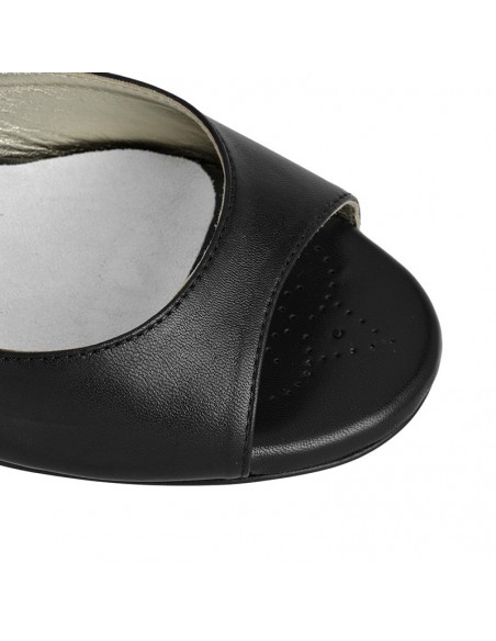 Scarpe da tango nero Tangolera Clio Nero B - comfort e stile dall'Italia
