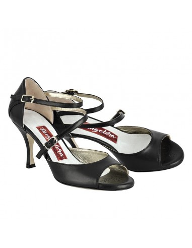 Scarpe da tango nero Tangolera Clio Nero B - comfort e stile dall'Italia