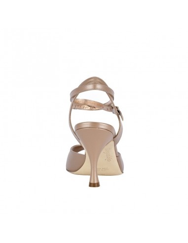 Scarpe da tango italiani Tangolera Anita Nudo Perlato Zurigo - tacco 7cm