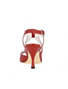 Tangolera Flora Rosso chaussures de tango  Zurich - talon 7cm 2