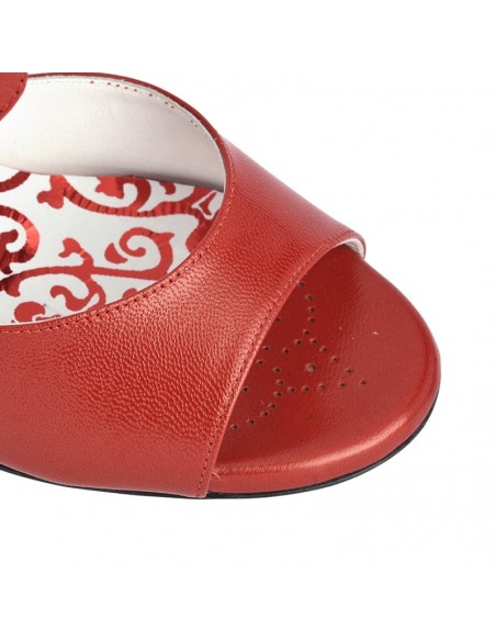 Veryfine Dance Shoes Zurigo - Tangolera Flora Rosso scarpe da tango italiane