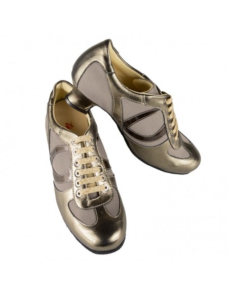 Chaussures de danse Tangolera Egle Bronze Training  Veryfine Zurich - talon 4cm
