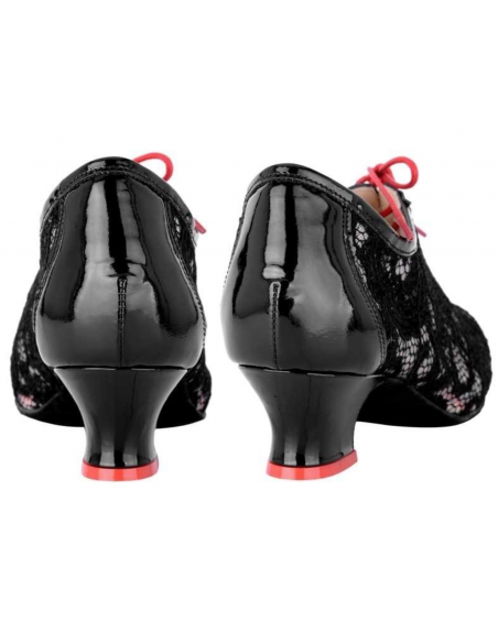 Scarpe da ballo Tangolera Egle Nero Training Zurigo - tacco 4cm
