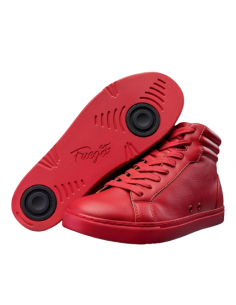Fuego Hightop Tanzsneaker für Herren in Rot für alle Tanzstile