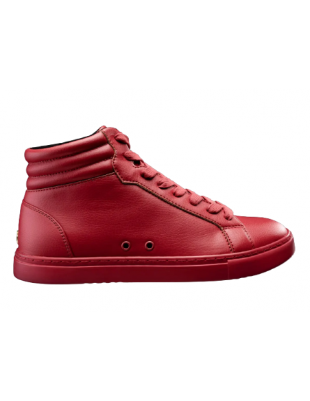 Fuego Mens Hightop Outdoor dance sneaker in red for all dance styles