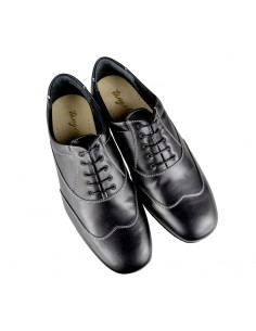 Tangolera Herren-Tangoschuhe Damian Nappa Nero, Chromledersohle – VeryFine Dance Shoes Zürich 2