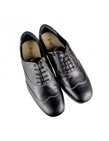 Scarpe da tango Tangolera da uomo Damian Nappa Nero, suola in bufalina - VeryFine Dance Shoes Zurigo