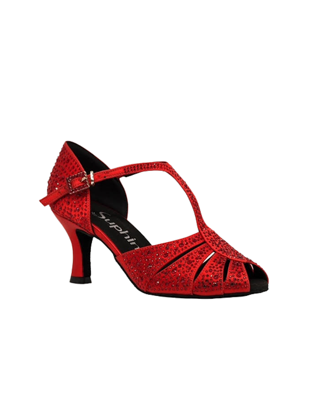 Chaussures De Danse Latine Pour Femmes - Talons Ouverts 7 Cm Avec Lacets - Idéales Pour Salsa, Bachata, Salon