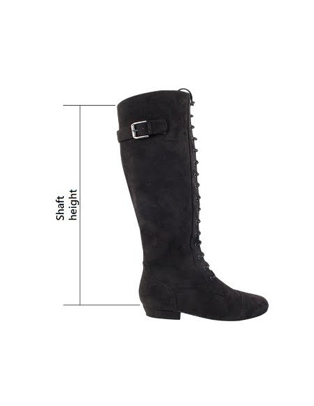 Black suedette leather West Coast Swing dance boot with low heel