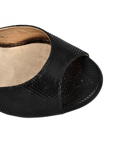 Tangolera Iris Nero Stampa Tango Dance Shoes Zurich - 6cm heel