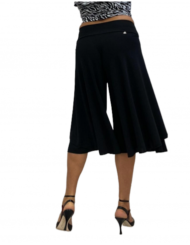 Pantalon de danse de Rossa Spina à jambes larges en jersey noir