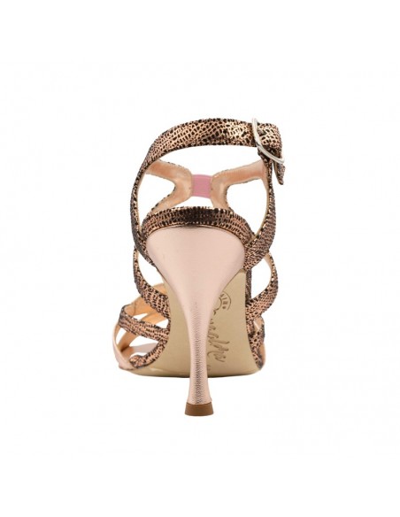 Tangolera Linda Laminato Rame tango shoes  Veryfine Zurich - 8cm