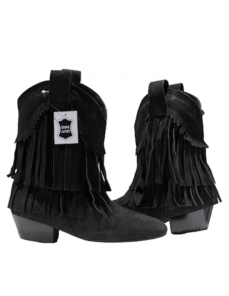 Cool fringed ankle boots for line dancing – Veryfine Dance Shoes Zurich