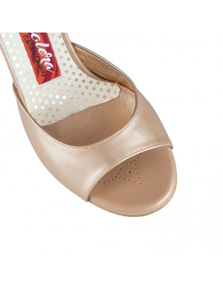 Tangolera Anita Nudo Perlato, chaussures de tango Zurich - talon 9cm
