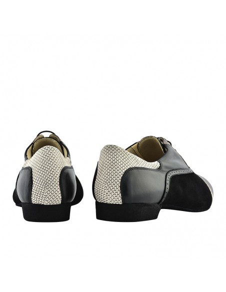 Scarpe da tango Tangolera da uomo Teo Black, suola in bufalina - VeryFine Dance Shoes Zurigo