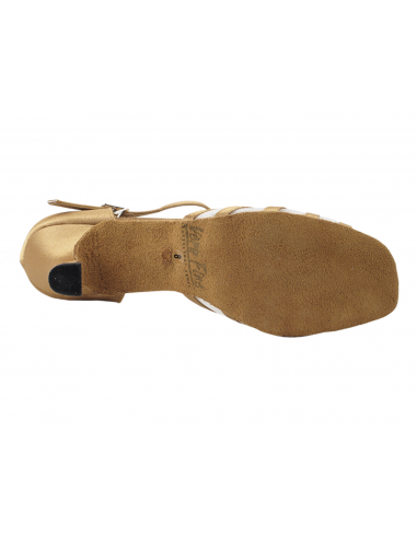 Tanzschuhe für Salsa VeryFine 16612 tan satin - Dance Shop Zürich