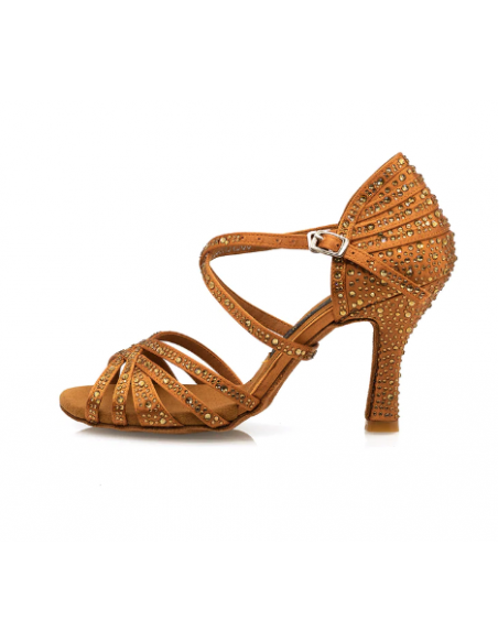 Chaussures de danse Zurich, Suphini Kira, talon de 7,5 cm, semelle en cuir daim | Confort et style