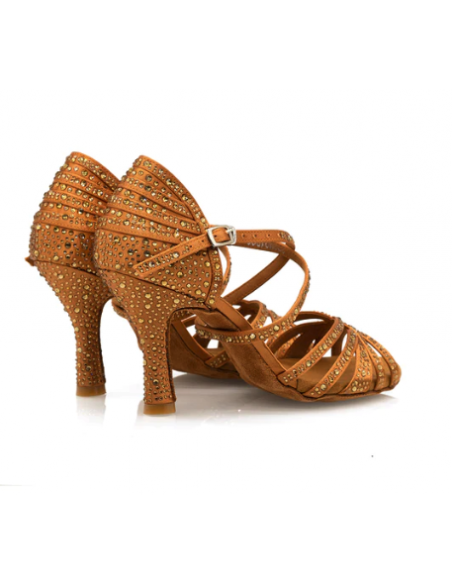 Chaussures de danse Zurich, Suphini Kira, talon de 7,5 cm, semelle en cuir daim | Confort et style