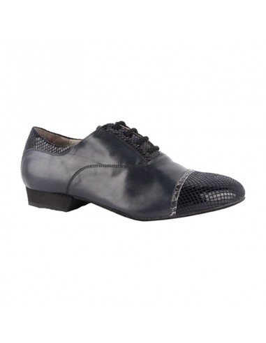 Tangolera Herren-Tangoschuhe Teo Blue, Ledersohle – VeryFine Dance Shoes Zürich