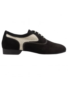 Men’s Tangolera Tango Shoes Rafael Nero, Suede Dance Sole - VeryFine Dance Shoes Zurich