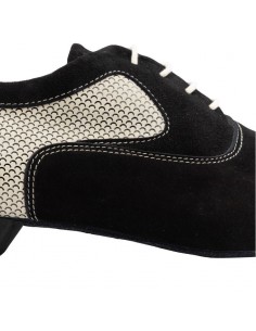 Tangolera Herren-Tangoschuhe Rafael Camoscio Nero, Chromledersohle – VeryFine Dance Shoes Zürich 2