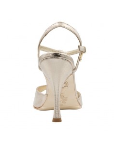 Chaussures de tango en cuir nappa avec talon de 9cm et semelle confort. 2