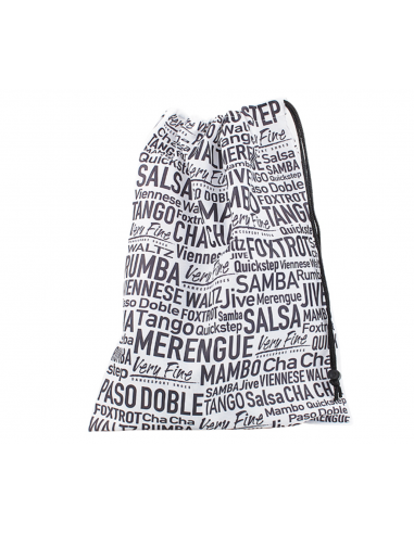 Tote bag for dance shoes in nylon fabric with Veryfine logo