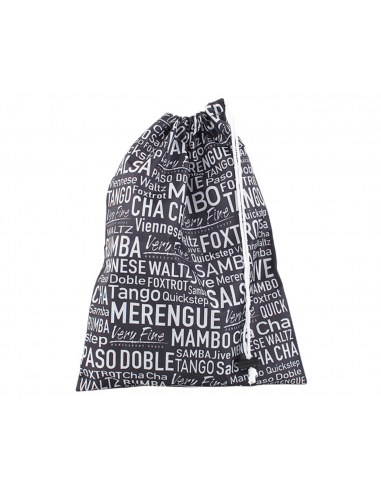 Tote bag for dance shoes in nylon fabric with Veryfine logo