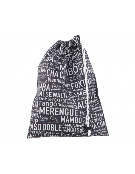 Tote bag for dance shoes in nylon fabric with Veryfine logo