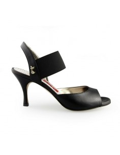 Italian tango shoes Tangolera E1 Black - Veryfine dance shoes Zurich