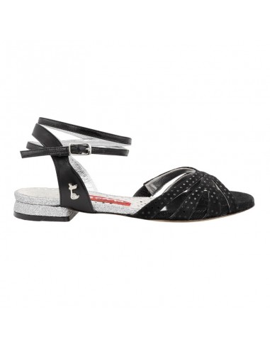 Tangolera Lilly Camoscio Nero Tango Shoes Zurich – 1cm heel