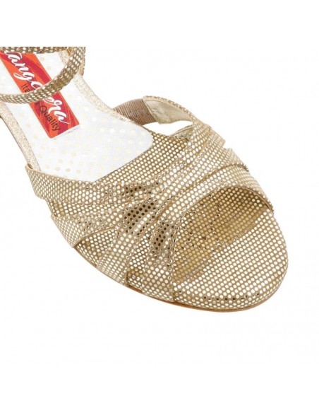 Chaussures de danse, cuir avec talon 1cm pour le tango, la danse de salon