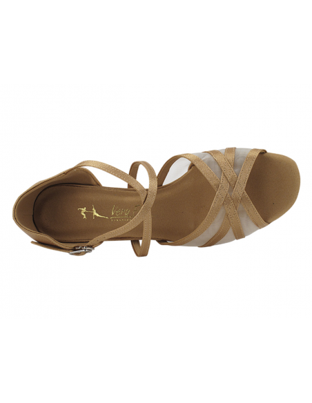 Scarpe da ballo per Salsa, Bachata VeryFine Sera1605 tan - Dance Shop Zurigo