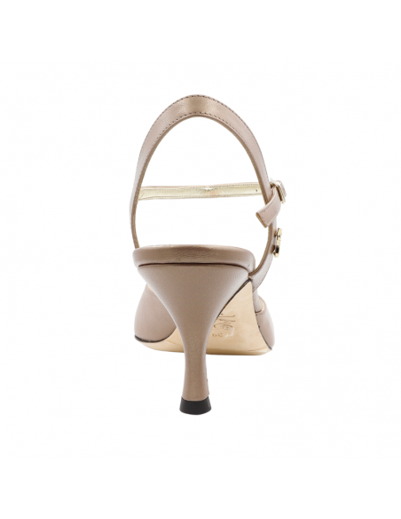 Italienische Tangoschuhe A1 Bronzo Perlato - Veryfine Dance Shoes Zurich