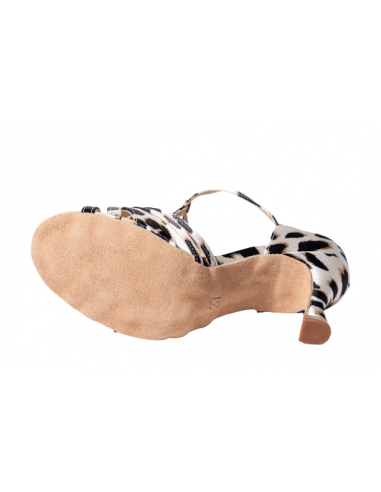 Chaussures de danse Zurich – Suphini femmes, talon de 6,5 cm, bout ouvert, semelle en cuir chromé | Confort et style