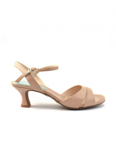 Exklusive italienische Tanzschuhe von Madame Pivot in Nude mit 5cm Absatz
