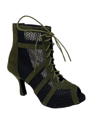 Strappy net green heels - Depop