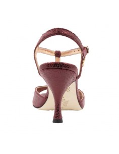 Tangolera Perla Bordeaux chaussures de tango Veryfine Zurich - talon 7cm 2