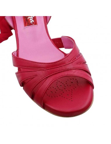 Italienische Tangoschuhe Tangolera Noemi Rosso Granata - Veryfine Dance Shoes Zürich