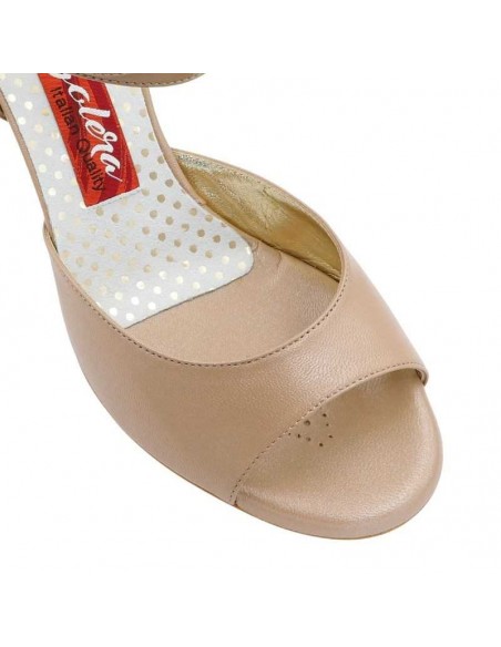 Tangolera Anita Nudo Perlato Slim Tango Shoes Zurich - 7cm heel