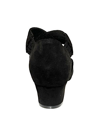 Ladies linedance shoes in black with 4cm heel - Veryfine Dance Shop Zurich