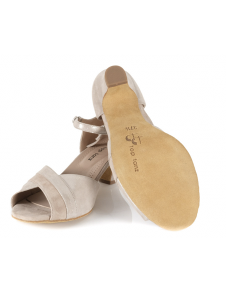 Top Tanz Loreen Beige 2343 – Tanzschuhe extra breit bei Dance Shoes Zurich