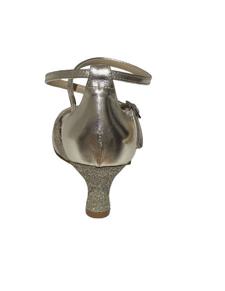 Chaussures de danse élégantes en cuir platine - Veryfine Dance Shoes Zurich